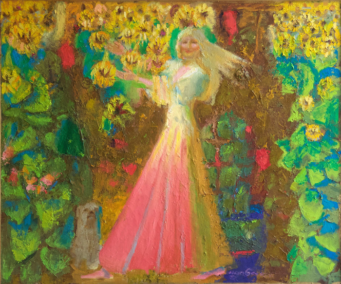 Соняшники цвітуть або портрет дружини